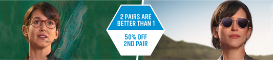 Get 50% off your second pair of Varilux®™ lenses or Transitions® lenses