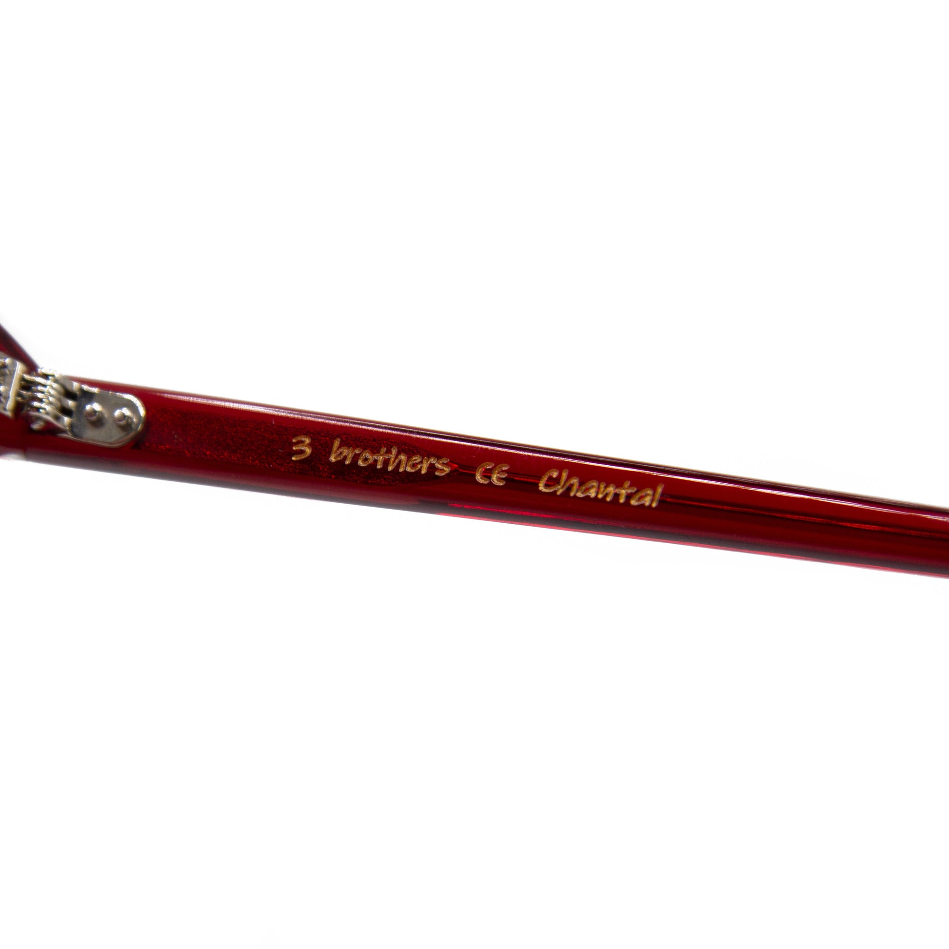 3 brothers - Chantal - Red - Prescription Sunglasses - Side