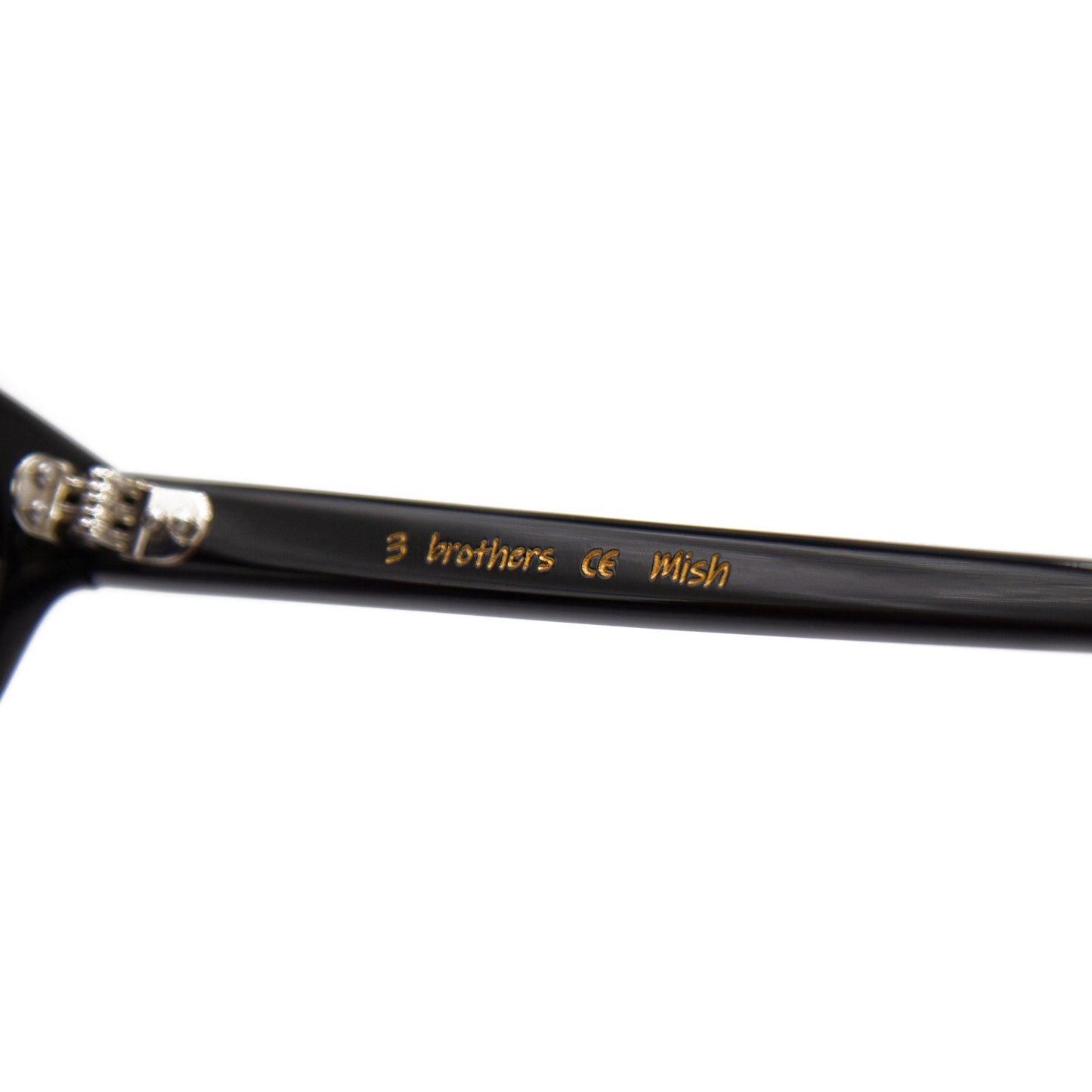 3 brothers - Mish - Black - Prescription Glasses - Hinge