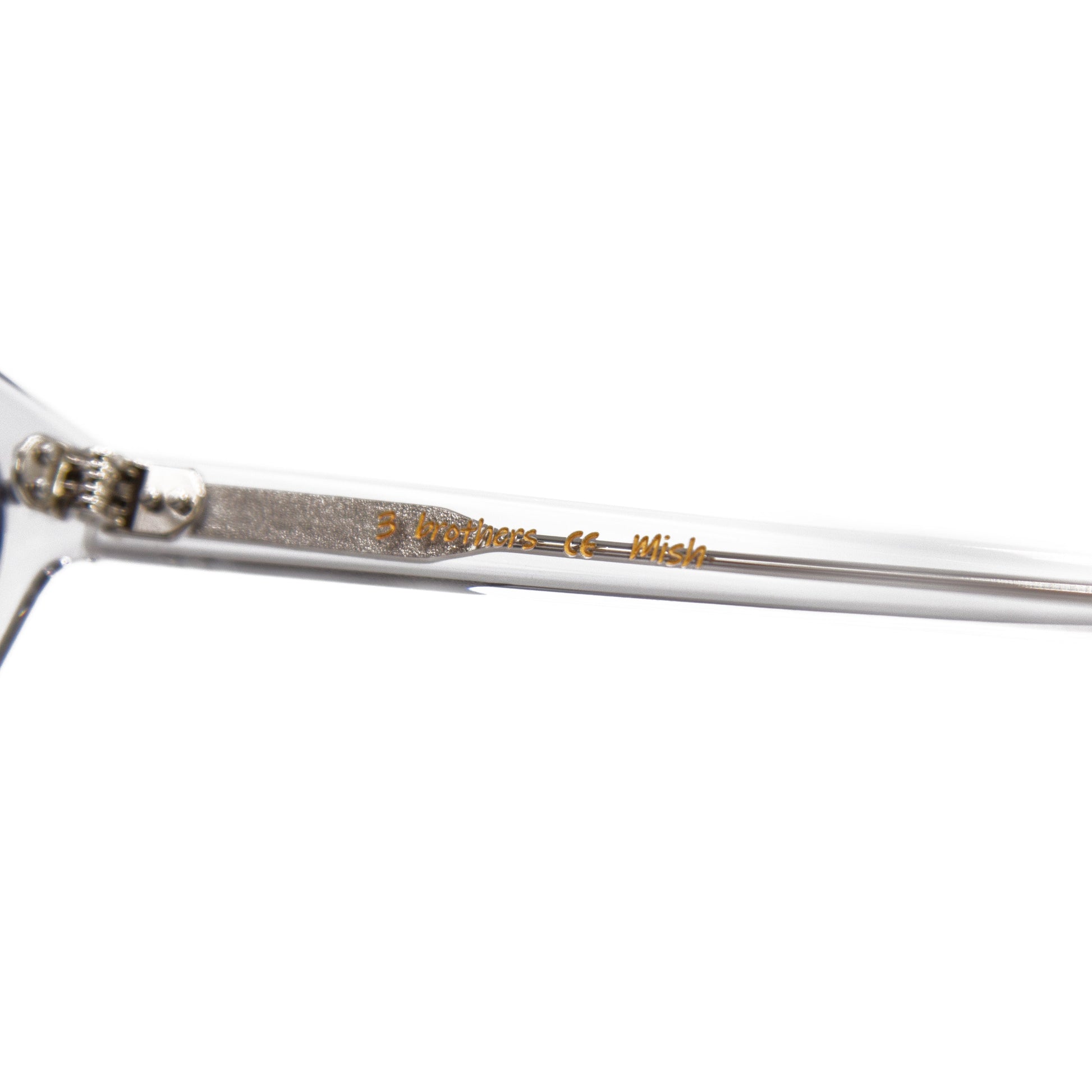 3 brothers - Mish - Crystal - Prescription Glasses - Hinge