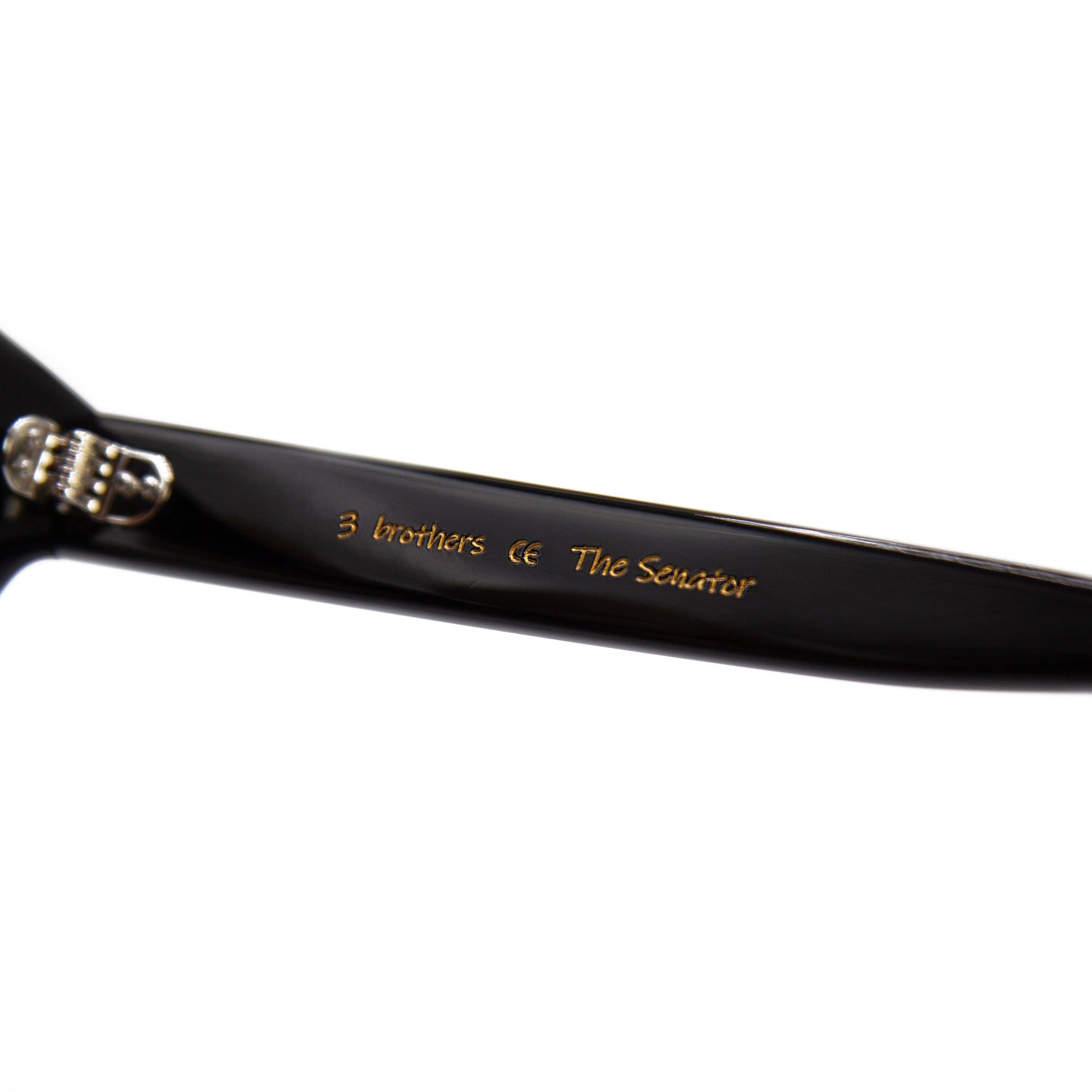 3 brothers - The Senator - Black - Prescription Glasses - Hinge