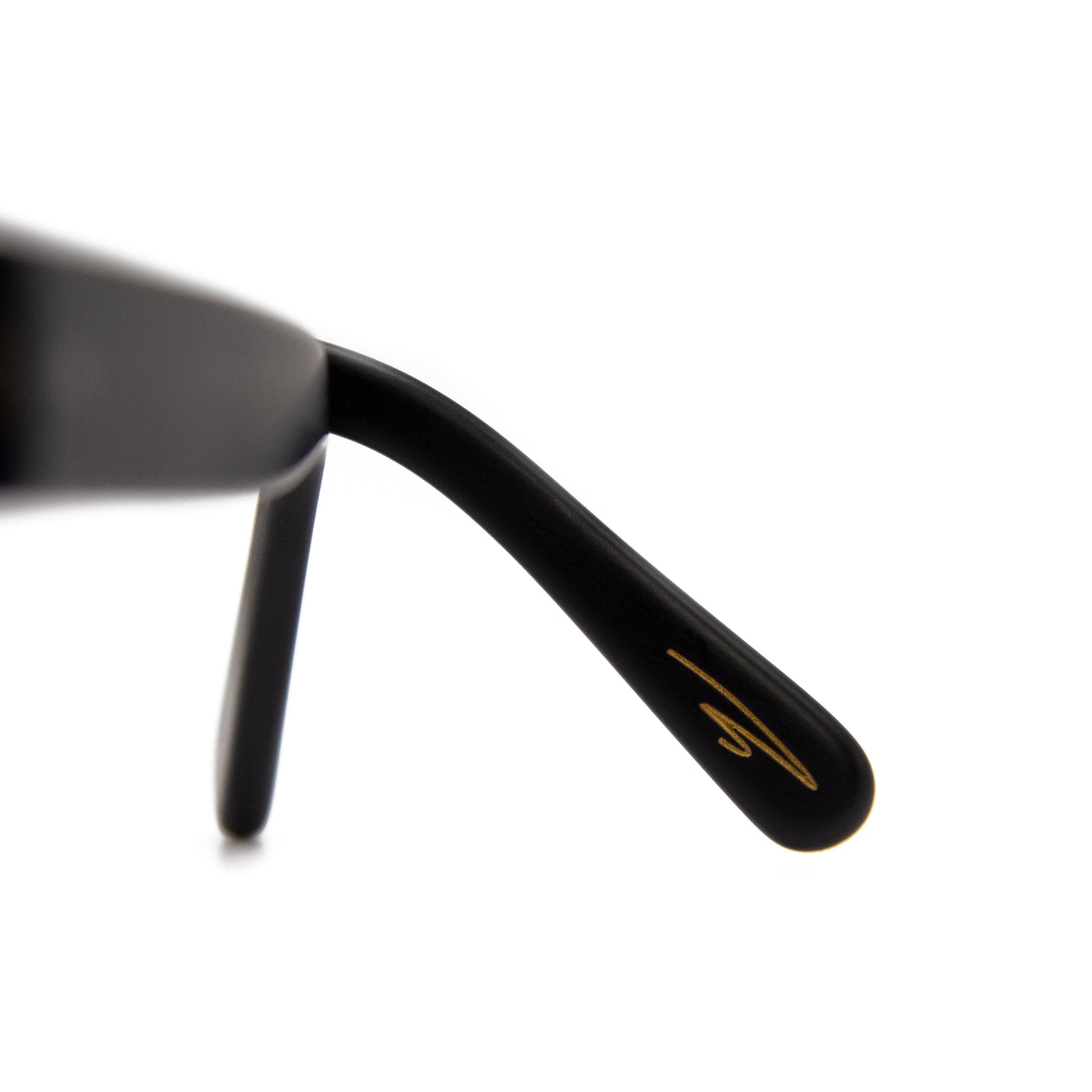 3 brothers - The Senator - Matte Black - Prescription Glasses - End Tip