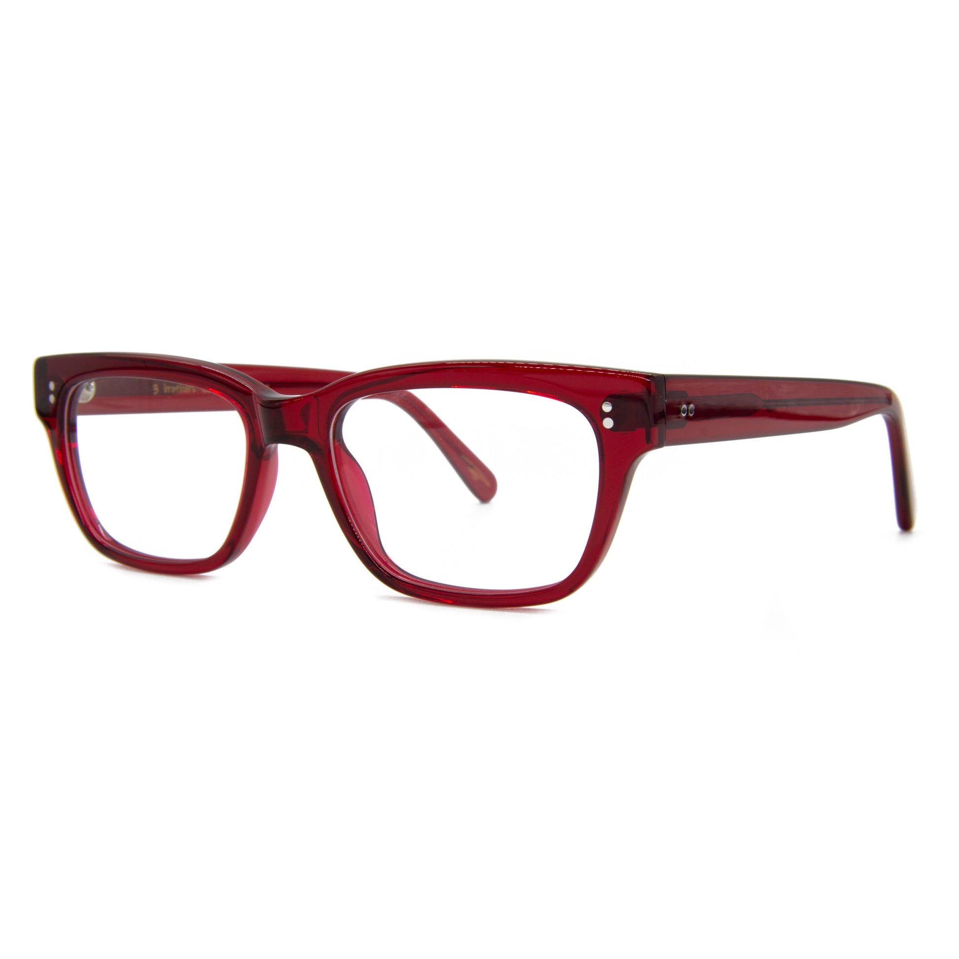 3 brothers - The Senator - Red - Prescription Glasses - Side