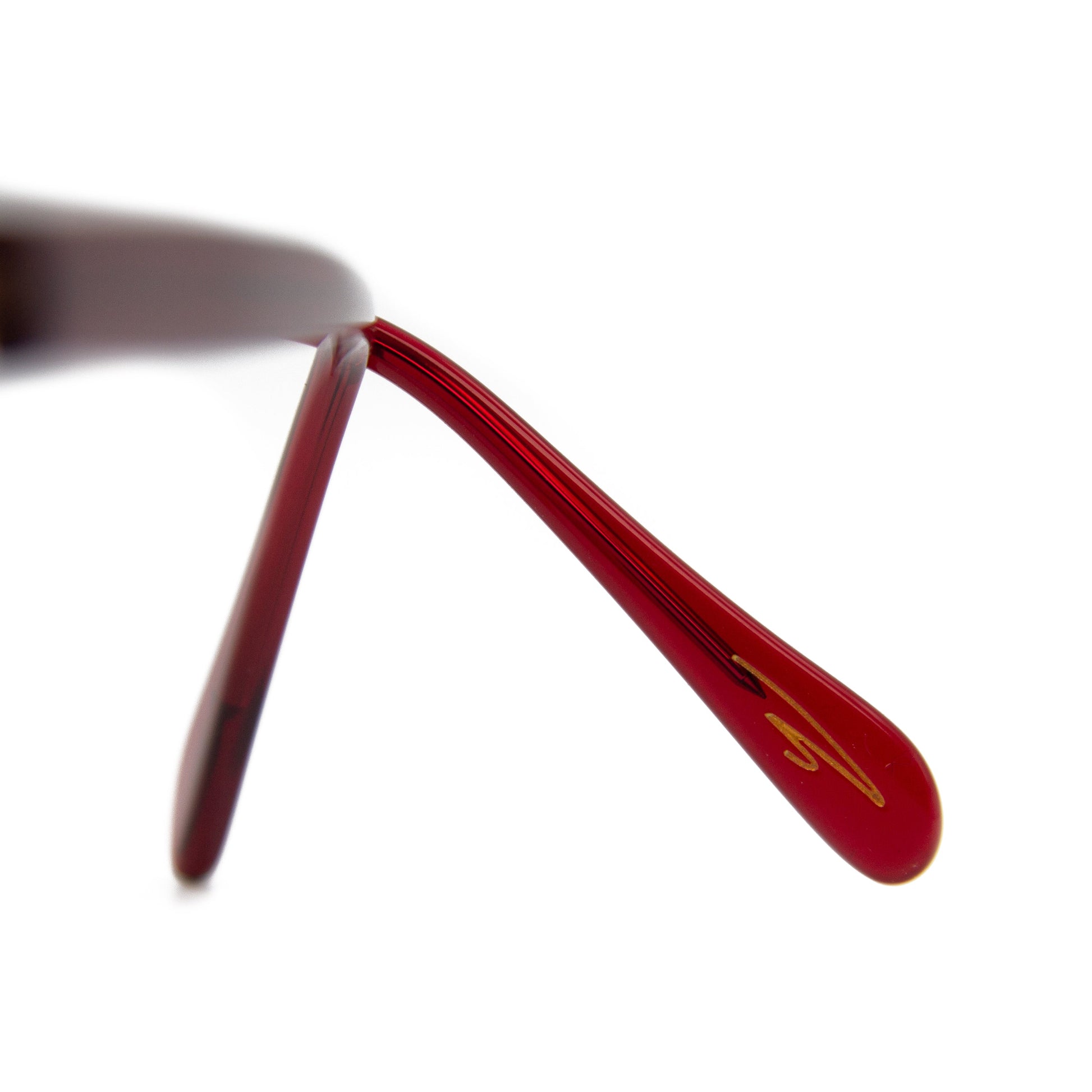 3 brothers - Theo - Red - Prescription Glasses - End Tip