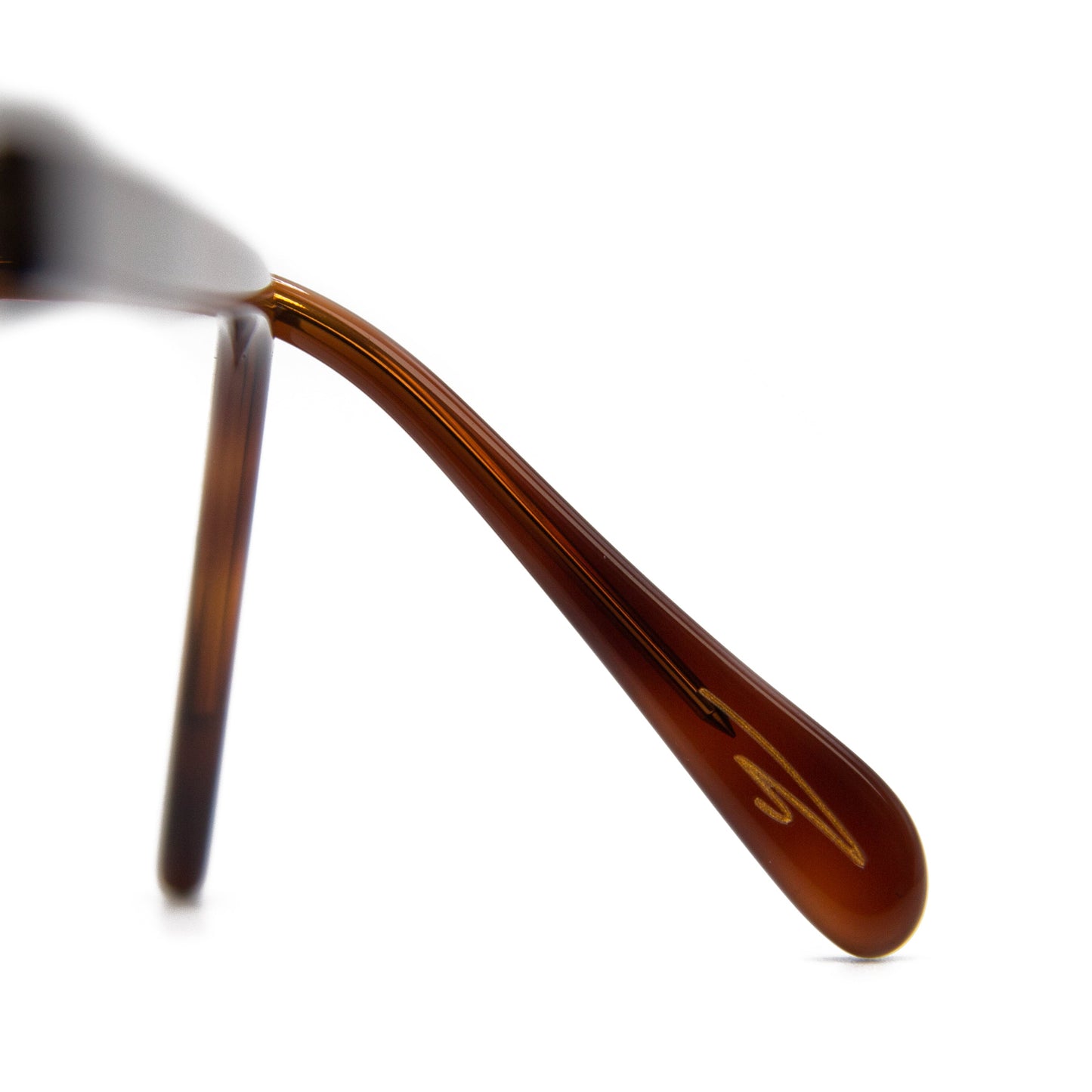 3 brothers - Theo - Tortoise - Prescription Glasses - End Tip