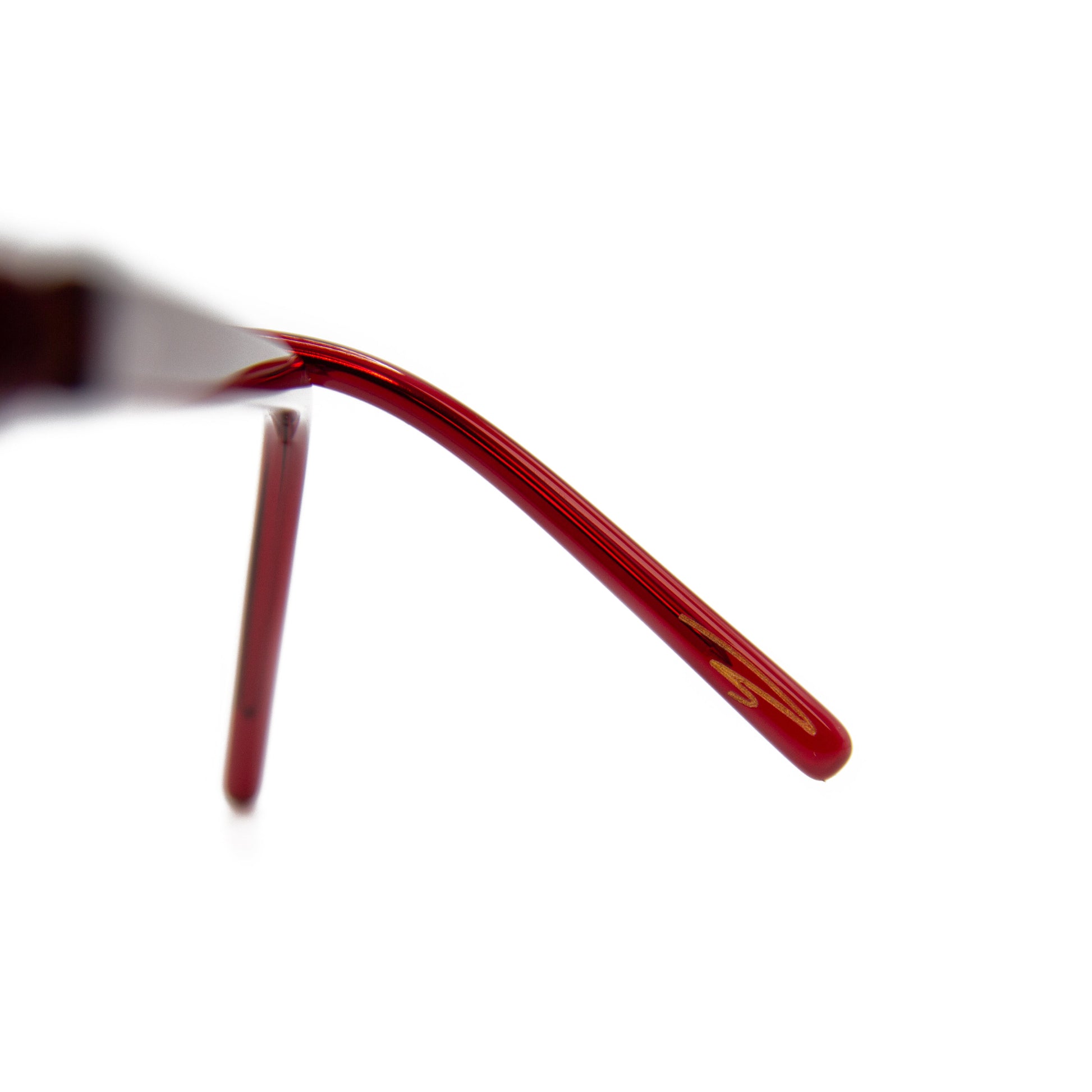 3 brothers - Yai Yai Alki - Red - Prescription Glasses - End Tip