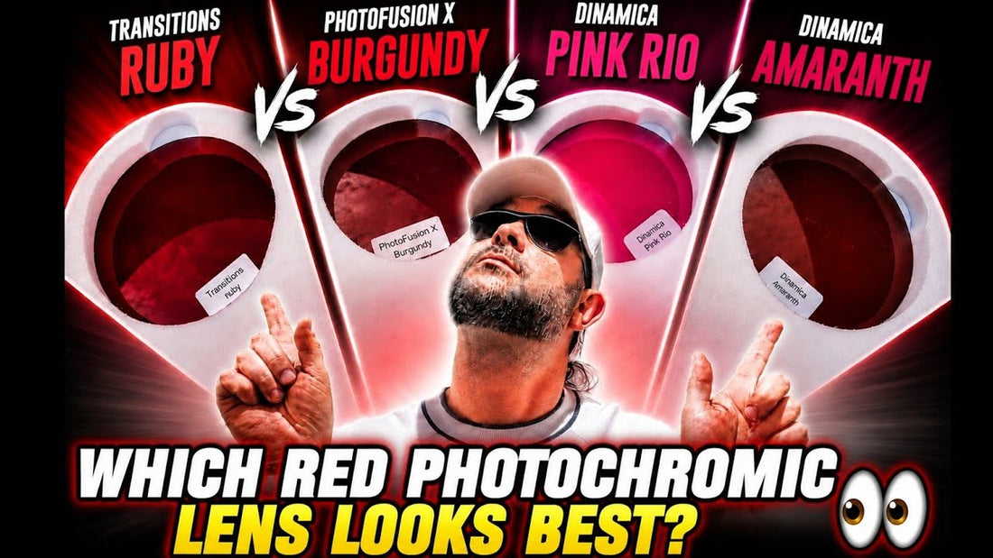 Transitions Ruby vs Zeiss PhotoFusion Burgundy vs Dinamica Amaranth & Pink Rio: Which Changes The Way You See The World?