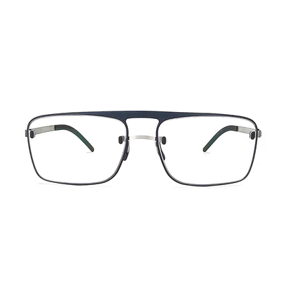 Götti Switzerland Perspective SM02 Rimless Denim/Silver