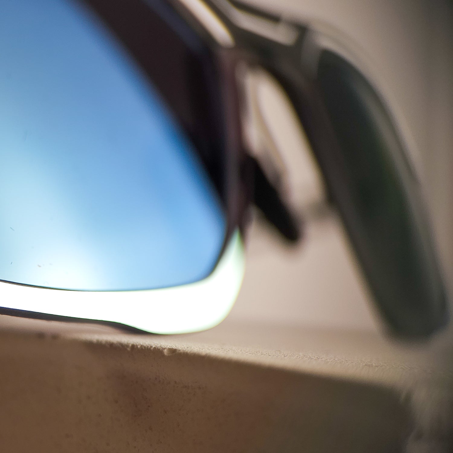 Parasite Astro 1 frame reglazed with bespoke ZEISS PhotoFusion X photochromic lenses featuring a Jade flash mirror finish by Lens Art luxury reglazing service.