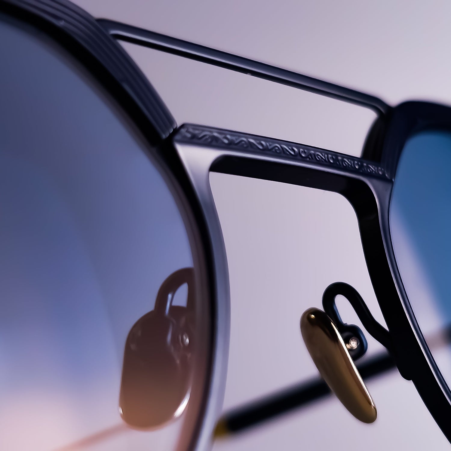 Luxury reglazing of Masunaga K3 eyewear with bespoke custom tinted prescription lenses, Marma Dinamica photochromic technology and Crystal Elite anti-reflective coating by Lens Art®.