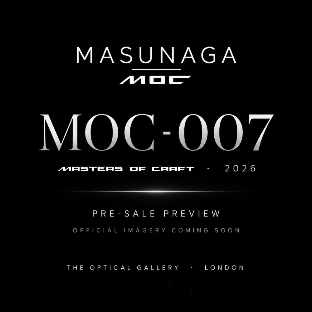 MASUNAGA MOC-007 Masters of Craft 2026 pre-sale at The Optical Gallery London