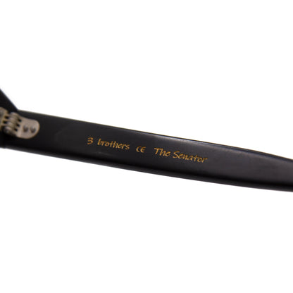 3 brothers - The Senator - Matte Black - Prescription Sunglasses - Side