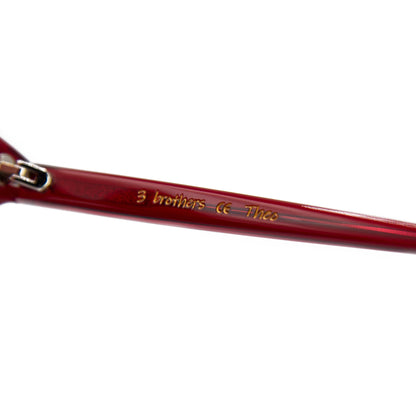 3 brothers - Theo - Red - Prescription Glasses - Hinge