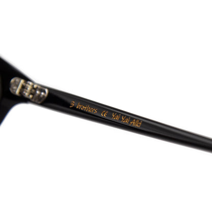 3 brothers - Yai Yai Alki - Black - Prescription Sunglasses - Side